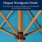 Best Choice Products 10ft Outdoor Woodgrain Pattern Steel Market Patio Umbrella w/ Crank, Tilt